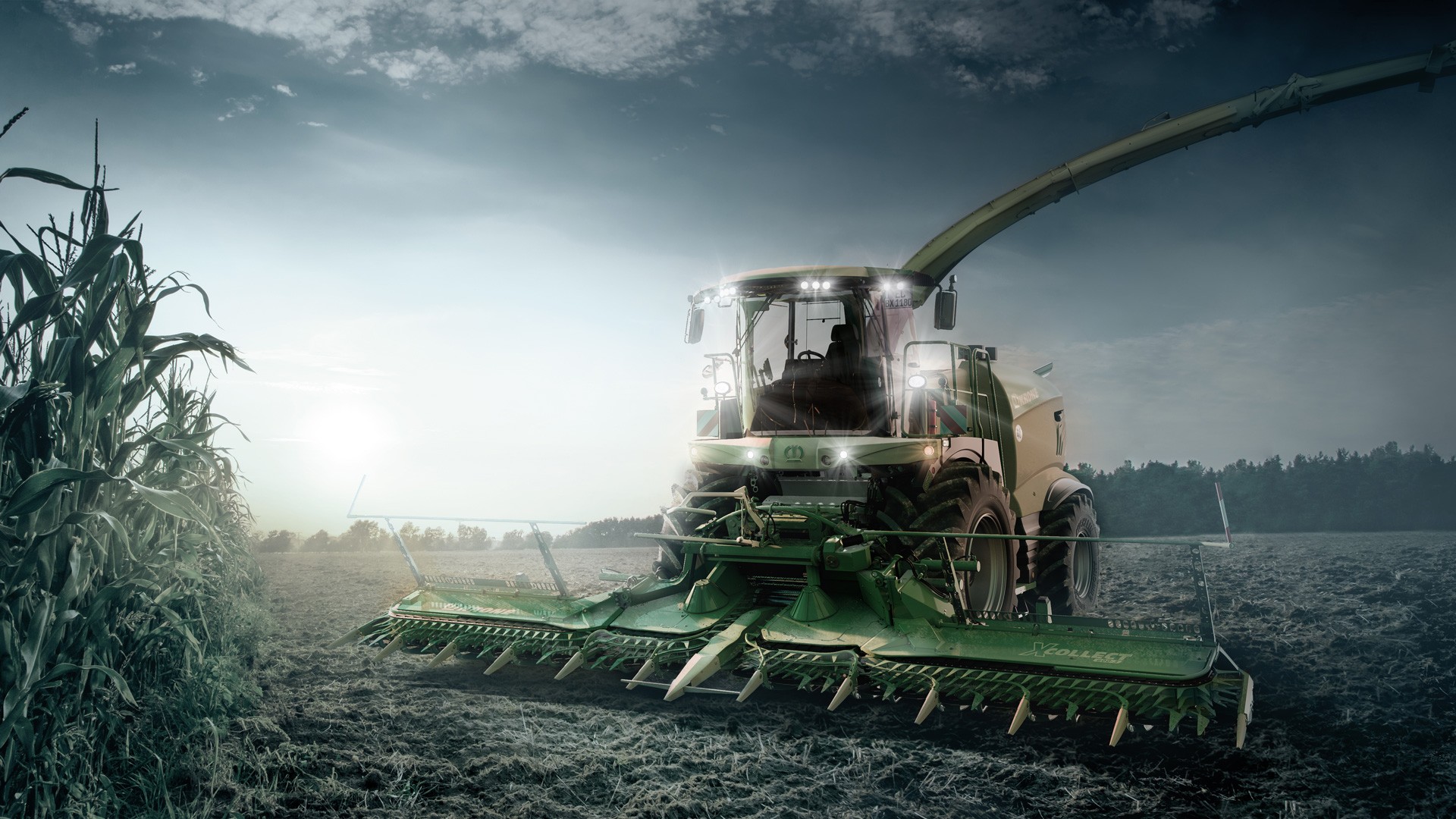 landmaschinen-rendering 3d rendering cgi fahrzeug render visualisierung supacgi agrar landmaschinen erntemaschine